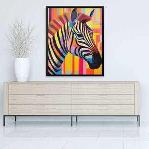 Zebra's Dance - Luxury Wall Art