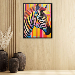 Zebra's Dance - Luxury Wall Art