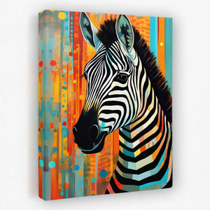 Zebra's Reflection - Luxury Wall Art