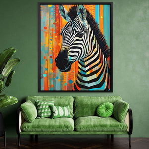 Zebra's Reflection - Luxury Wall Art