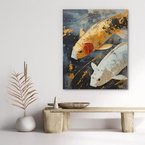 Zen Aquatic Elegance - Luxury Wall Art