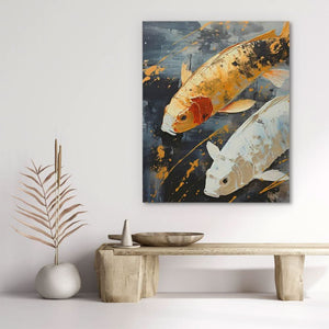 Zen Aquatic Elegance - Luxury Wall Art