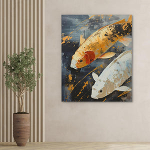 Zen Aquatic Elegance - Luxury Wall Art