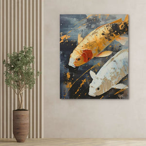 Zen Aquatic Elegance - Luxury Wall Art