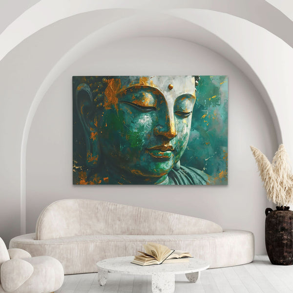 Zen Buddha in a room