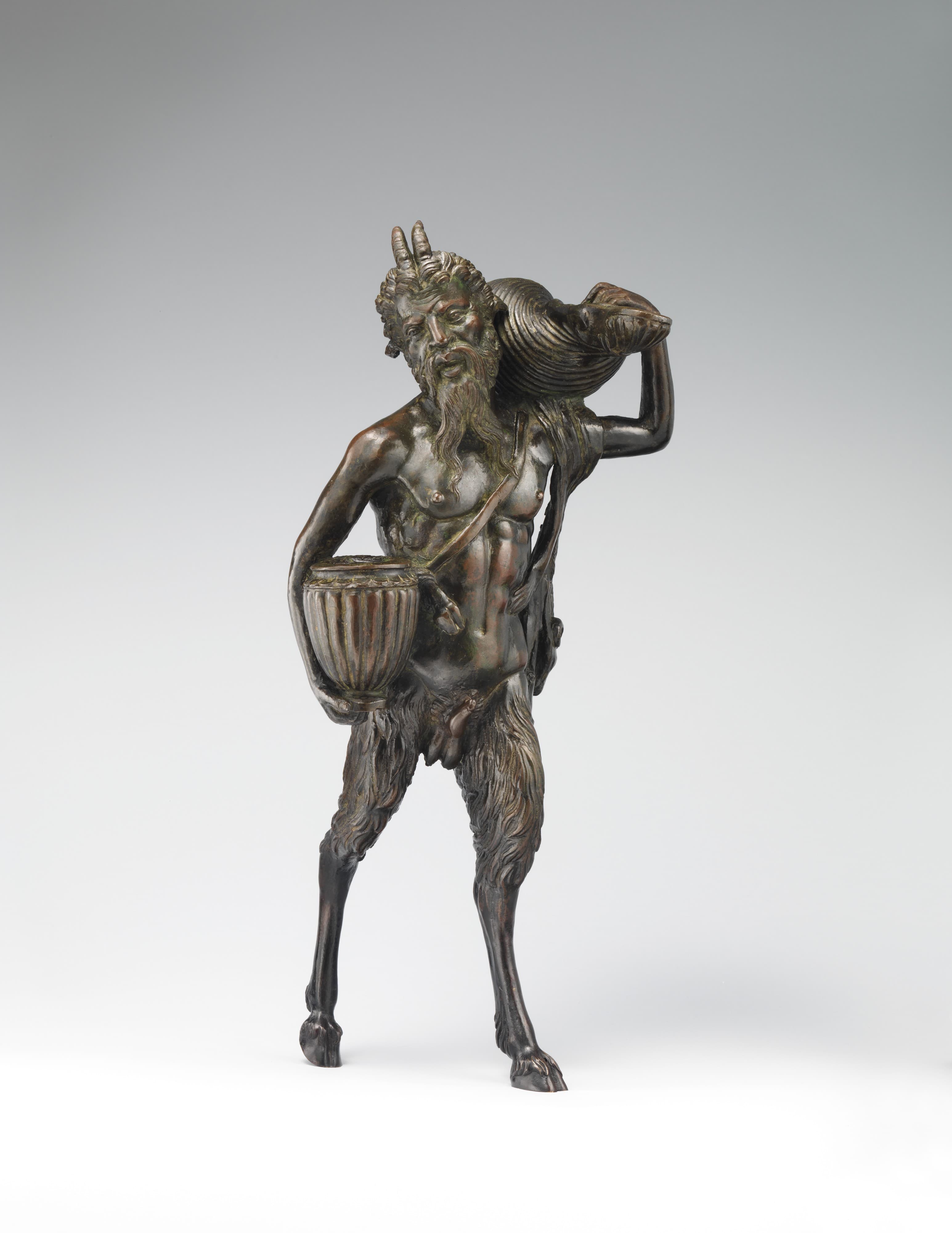 Striding Pan by Andrea Briosco, called Riccio