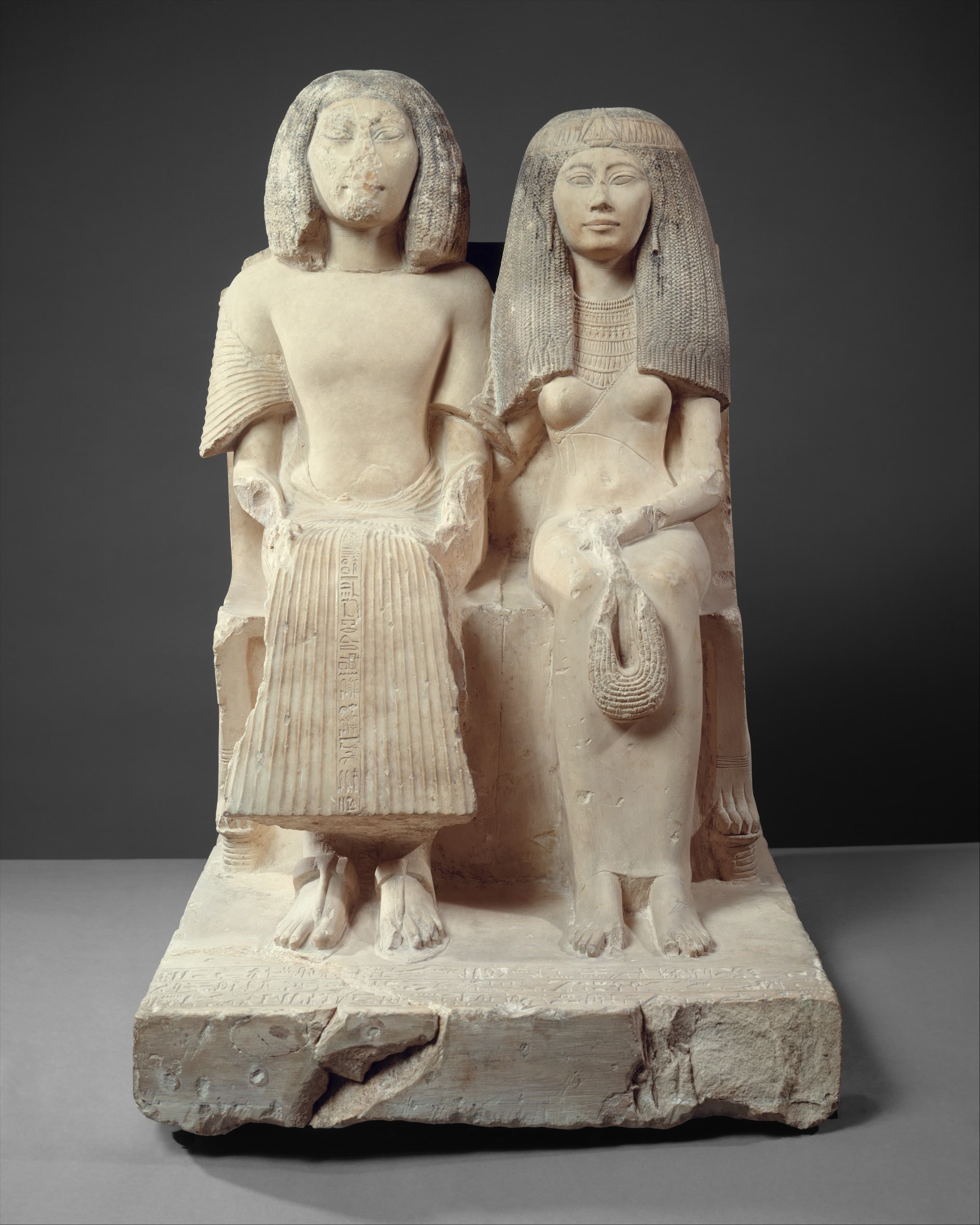Yuny and His Wife Renenutet by Ancient Egyptian (Unknown)
