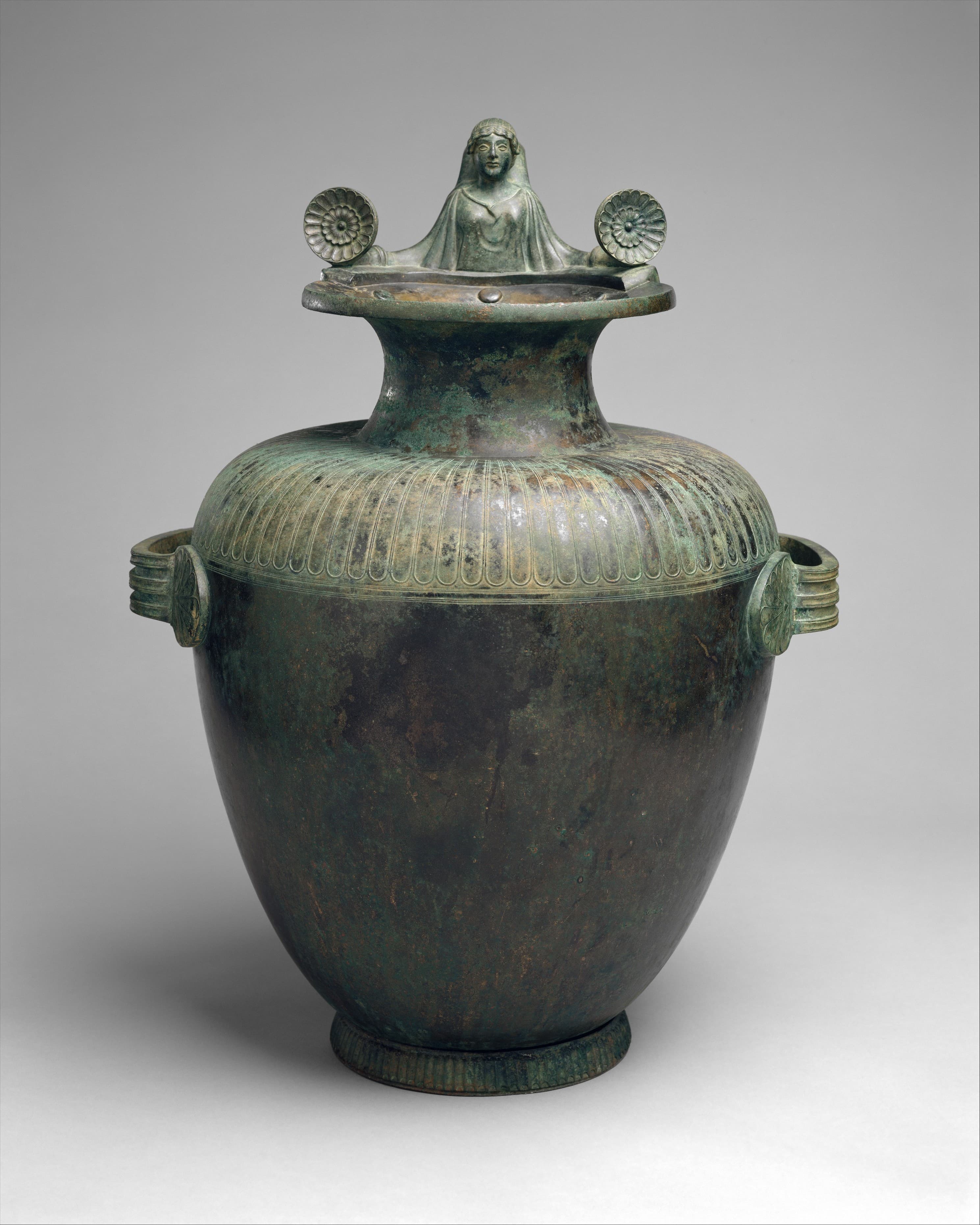 Bronze hydria (water jar) by Ancient Greek (Unknown)
