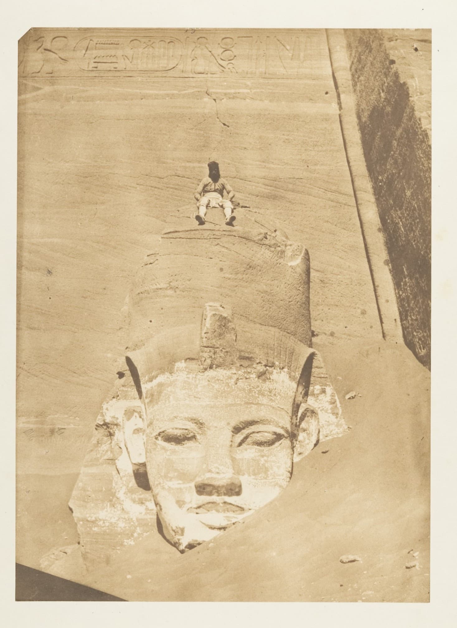 Abu Simbel Temples by Unknown Artist (-1264), Carved sandstone cliff