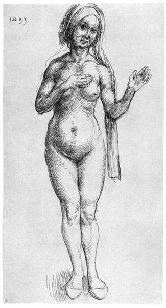 Nude by Albrecht Dürer at Musée Bonnat-Helleu