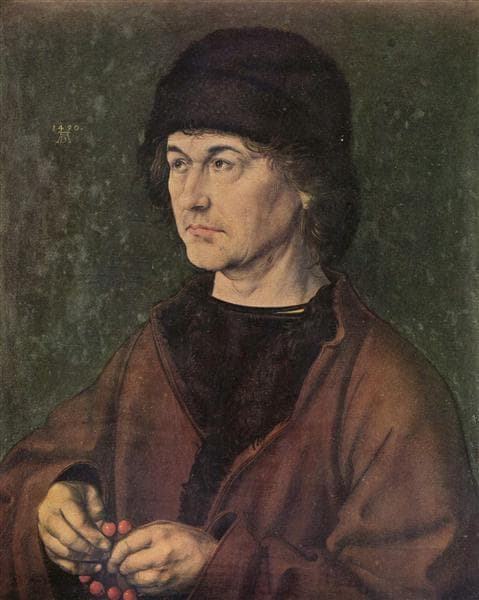 Portrait of Albrecht Dürer the Elder by Albrecht Dürer