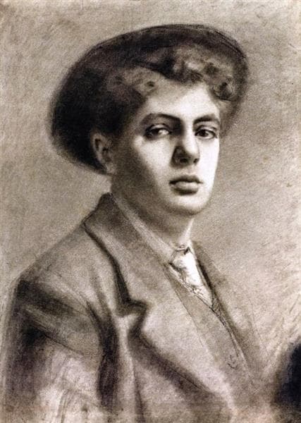 Portrait of the Brother of the Painter Micheli by Amedeo Modigliani