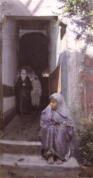 In Top Capu by Anders Zorn at Private Collection