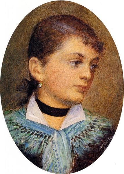 Portrait of AgusHolzer by Anders Zorn at Private Collection