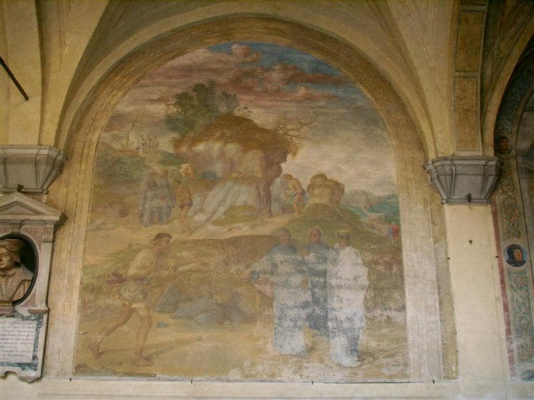 The Investiture of the Leper by Andrea del Sarto