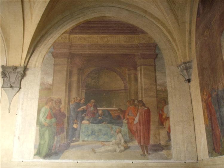 The Raising of the Dead Child by the Corpse of San Filippo by Andrea del Sarto