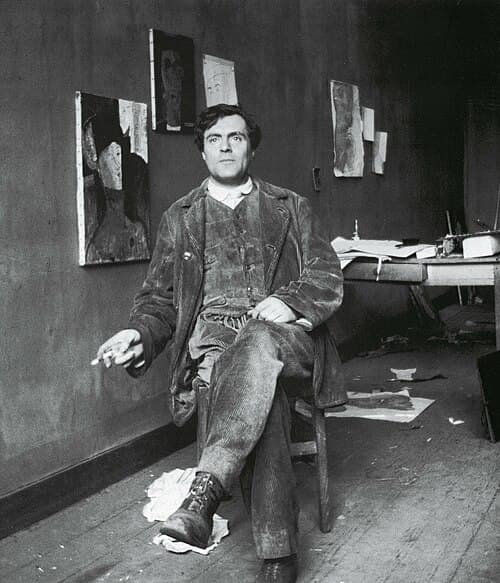 Portrait of Amedeo Modigliani, Italian artist (1884–1920)