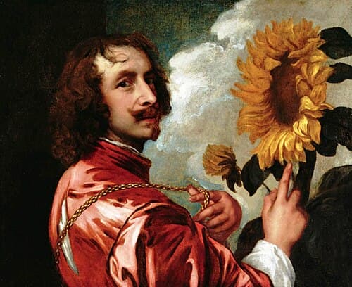 Portrait of Anthony van Dyck, Flemish artist (1599–1641)