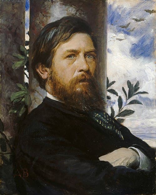 Portrait of Arnold Böcklin, Swiss artist (1827–1901)