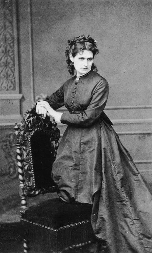 Portrait of Berthe Morisot, French artist (1841–1895)