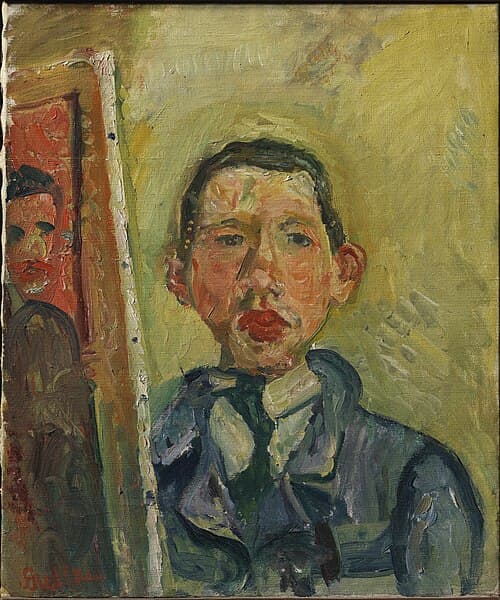 Portrait of Chaim Soutine, Lithuanian artist (1893–1943)