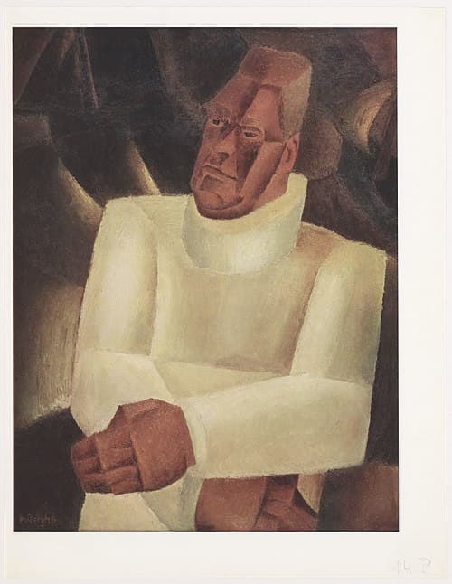 Portrait of Constant Permeke, Belgian artist (1886–1952)