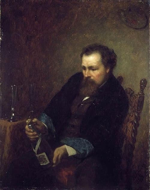Portrait of Eastman Johnson, American artist (1824–1906)