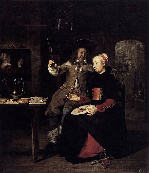 Portrait of Gabriel Metsu, Dutch artist (1629–1667)