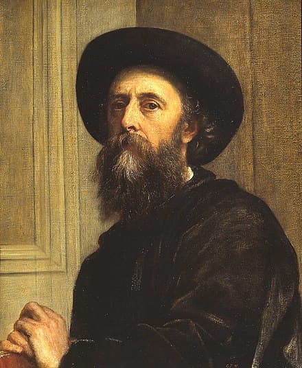 Portrait of George Frederick Watts, British artist (1817–1904)