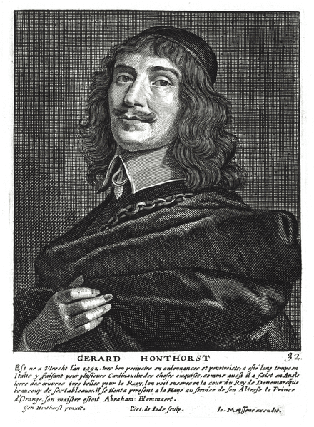 Portrait of Gerard van Honthorst, Dutch artist (1592–1656)