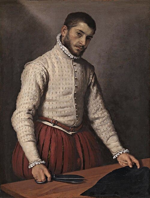 Portrait of Giovanni Battista Moroni, Italian artist (1520–1578)