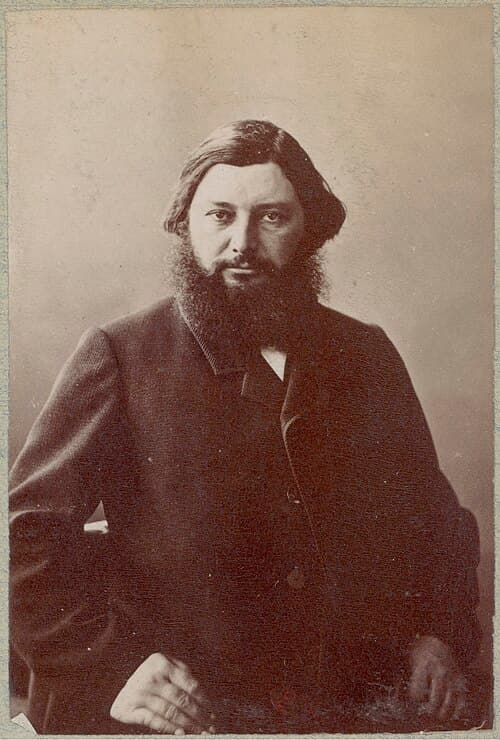 Portrait of Gustave Courbet, French artist (1819–1877)