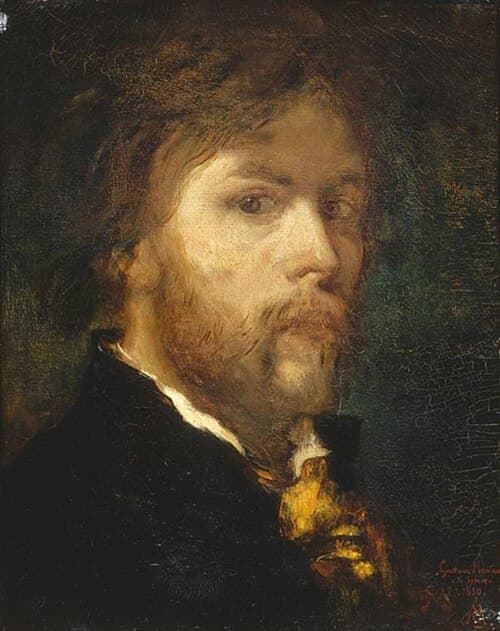 Portrait of Gustave Moreau, French artist (1826–1898)