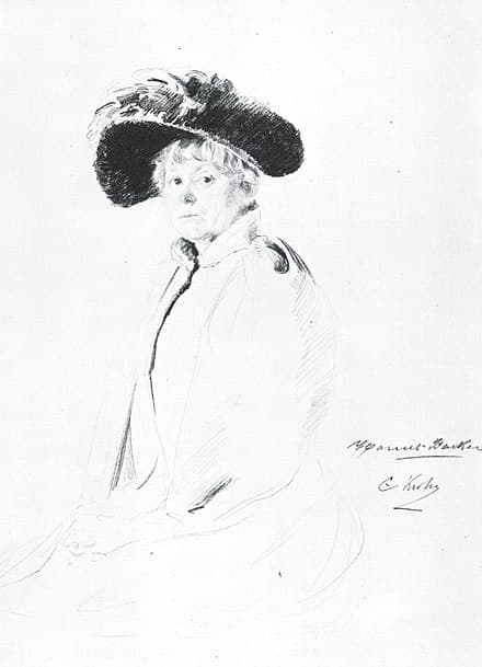 Portrait of Harriet Backer, Norwegian artist (1845–1932)