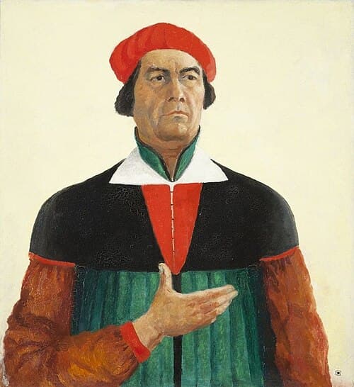 Portrait of Kazimir Malevich, Russian artist (1879–1935)
