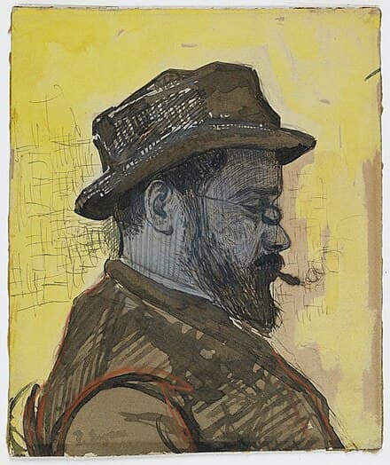 Portrait of Maximilien Luce, French artist (1858–1941)