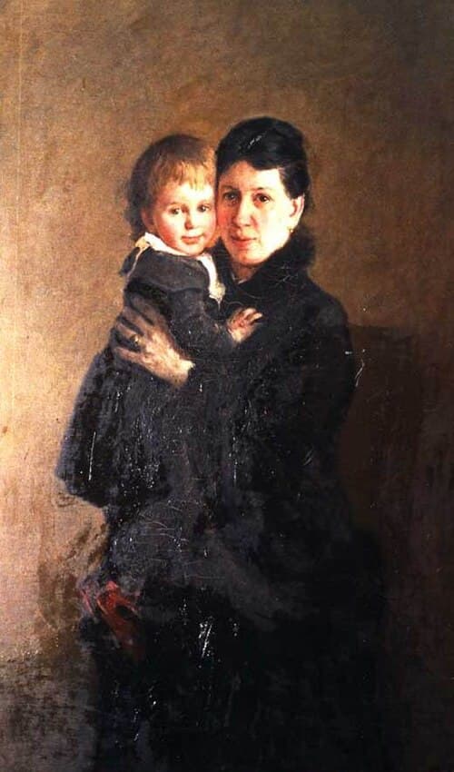 Portrait of Nikolai Ge, Russian artist (1831–1894)