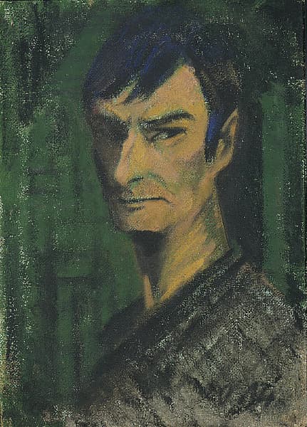 Portrait of Otto Mueller, German artist (1874–1930)