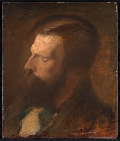 Portrait of Pierre Puvis de Chavannes, French artist (1824–1898)