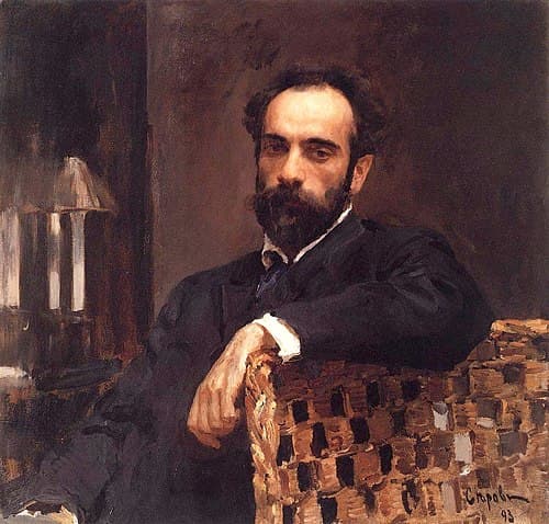 Portrait of Valentin Serov, Russian artist (1865–1911)