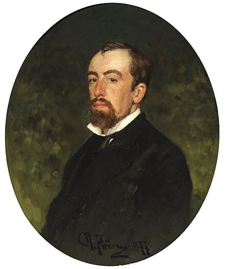 Portrait of Vasily Polenov, Russian artist (1844–1927)