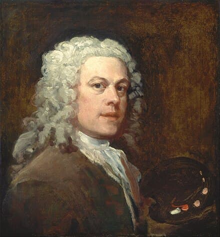 Portrait of William Hogarth, British artist (1697–1764)