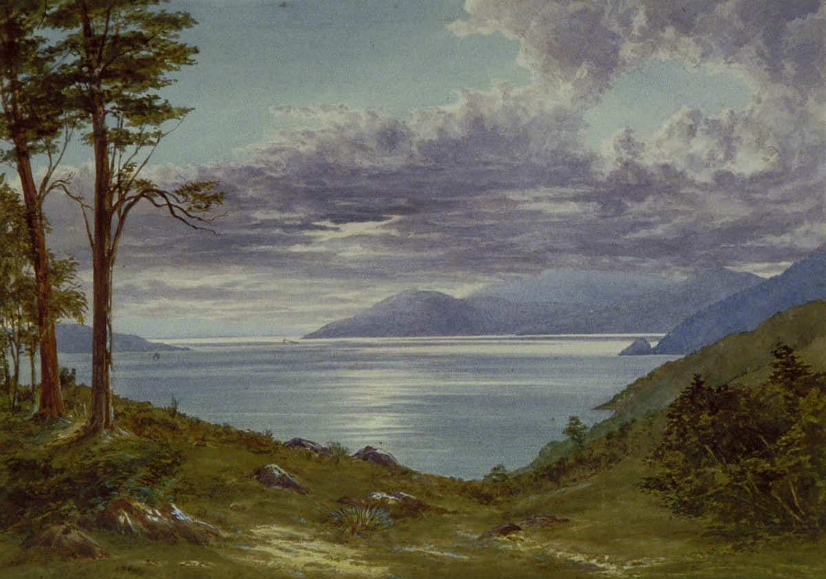 Moonlit landscape by Adriaen Brouwer