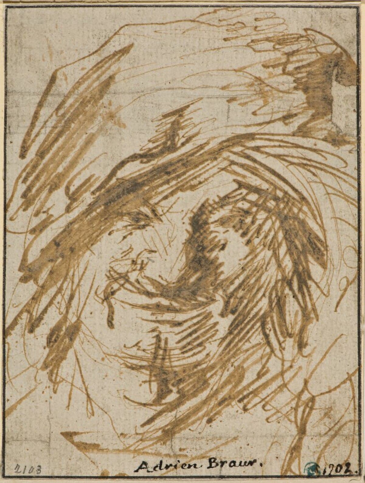 Portrait of a Man by Adriaen Brouwer