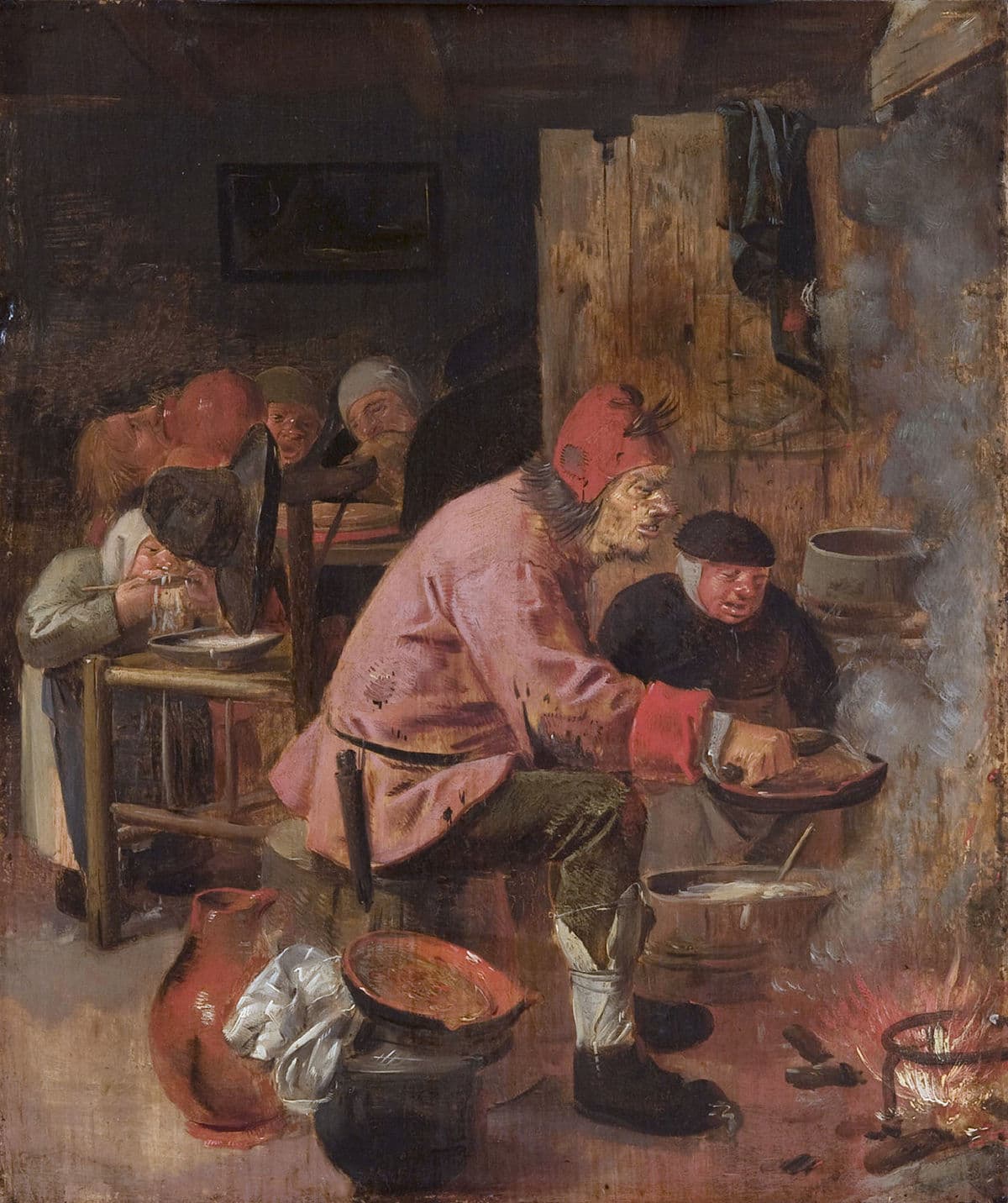 The Pancake Baker by Adriaen Brouwer