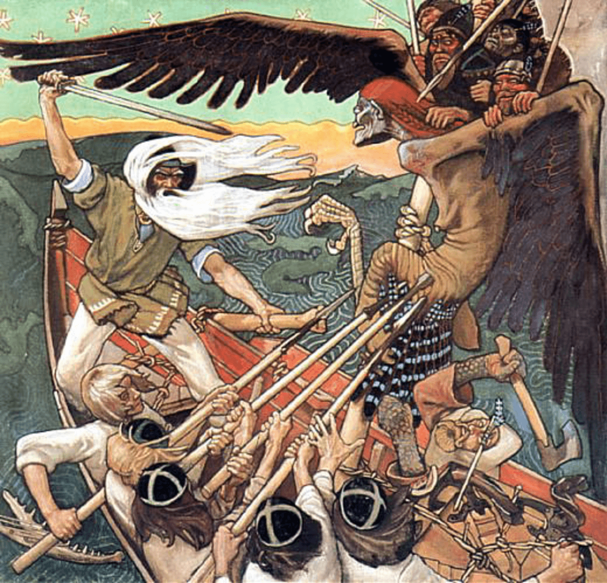 The Defense of the Sampo by Akseli Gallen-Kallela