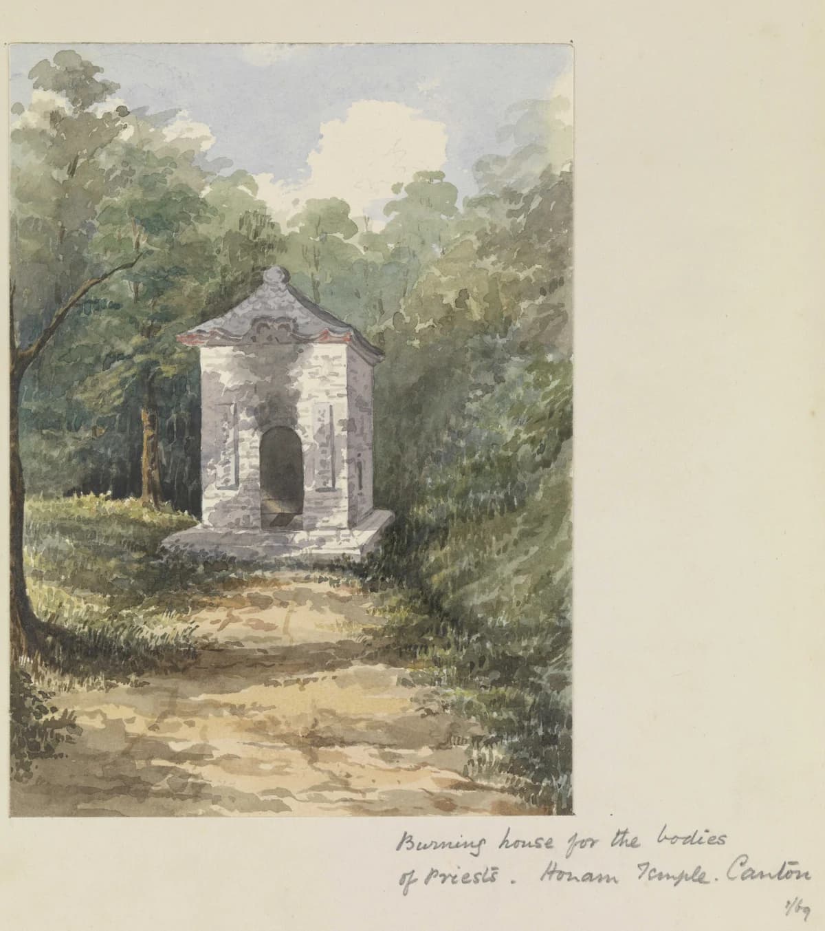 Sunlight and Shadow Study by Albert Bierstadt