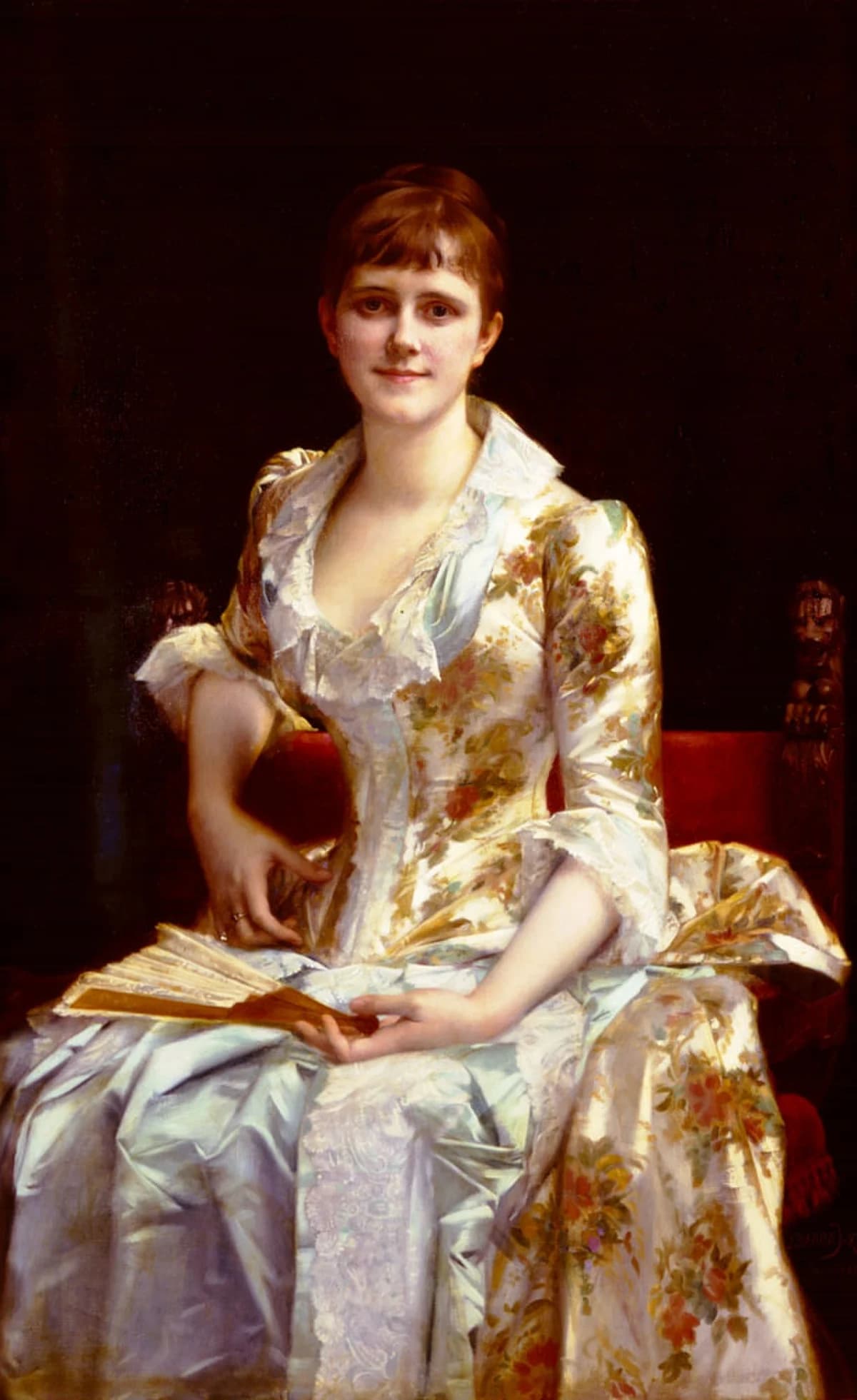 Portrait of a Young Artist by Alexandre Cabanel at Private Collection