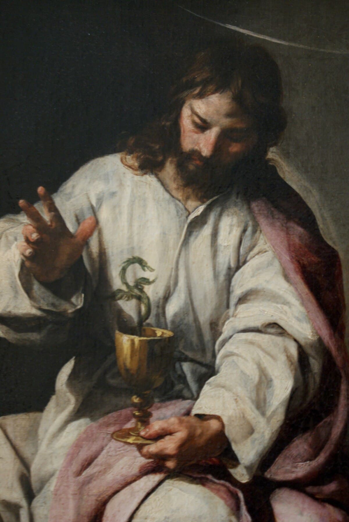 St. John the Evangelist and the Poisoned Cup by Alonso Cano at Louvre, Paris