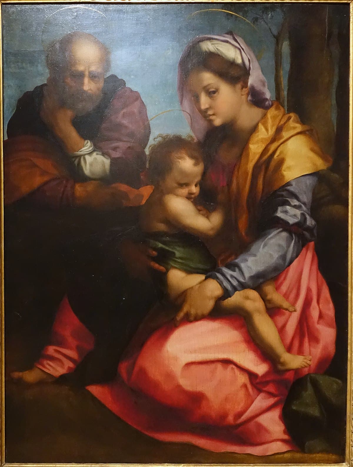 Holy Family by Andrea del Sarto at Palazzo Pitti